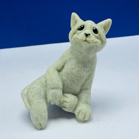 Quarry Critters cat kitten figurine CoCo sculpture - Picture 2 of 5